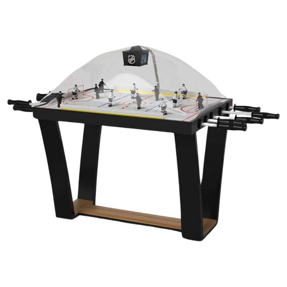 Elevate Customs Upgraded Elite Dome Hockey Tables /Solid Teak Wood in 3'9" - USA For Sale