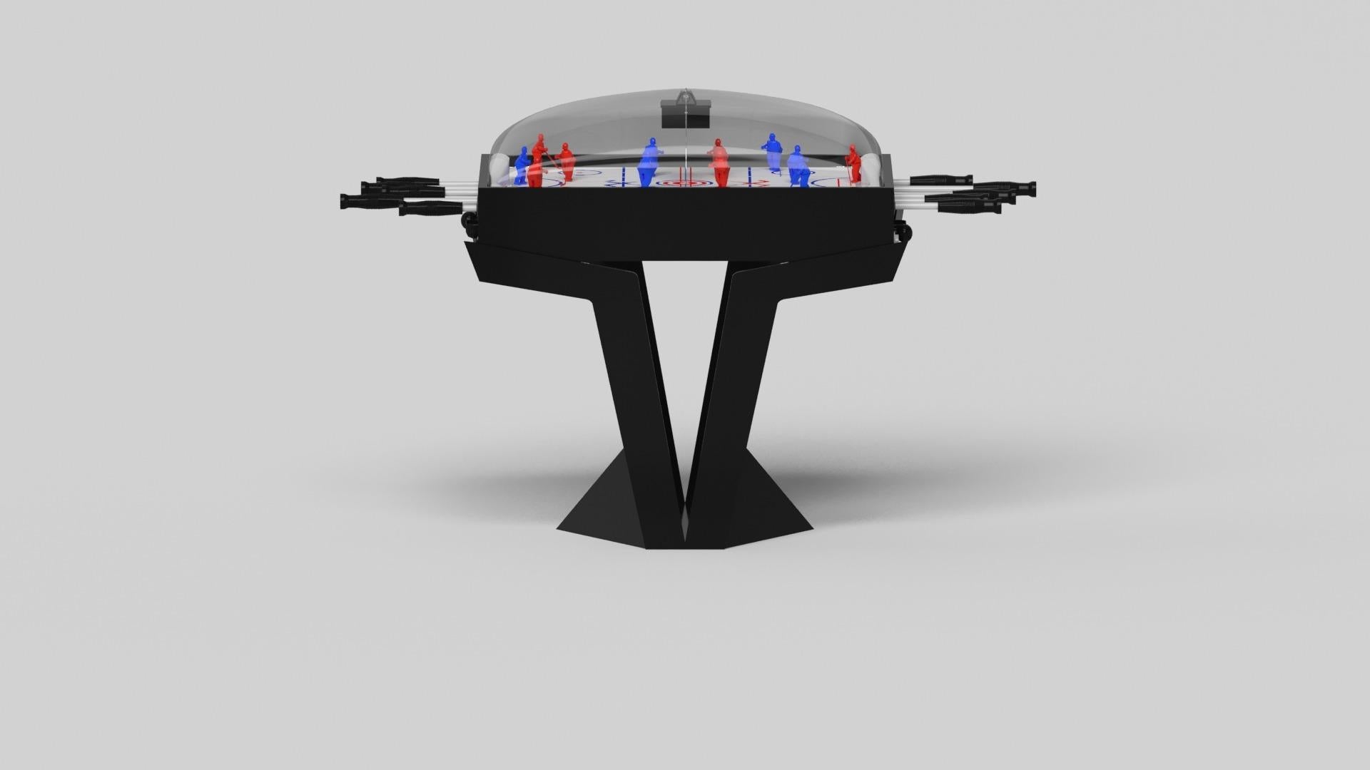 Américain Elevate Customs tables Standard Enzo Dome Hockey Tables/Solid Pantone Black in 3'9