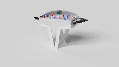 Elevate Customs Standard Enzo Dome Hockey Tables/Solid Pantone White in 3'9"-USA