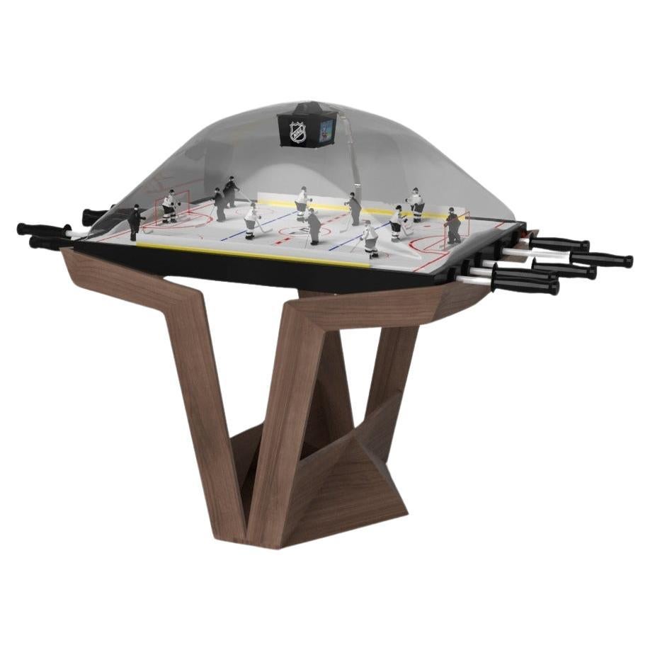 Elevate Customs Upgraded Enzo Dome Hockey Tables /Solid Walnut Wood in 3'9" -USA For Sale