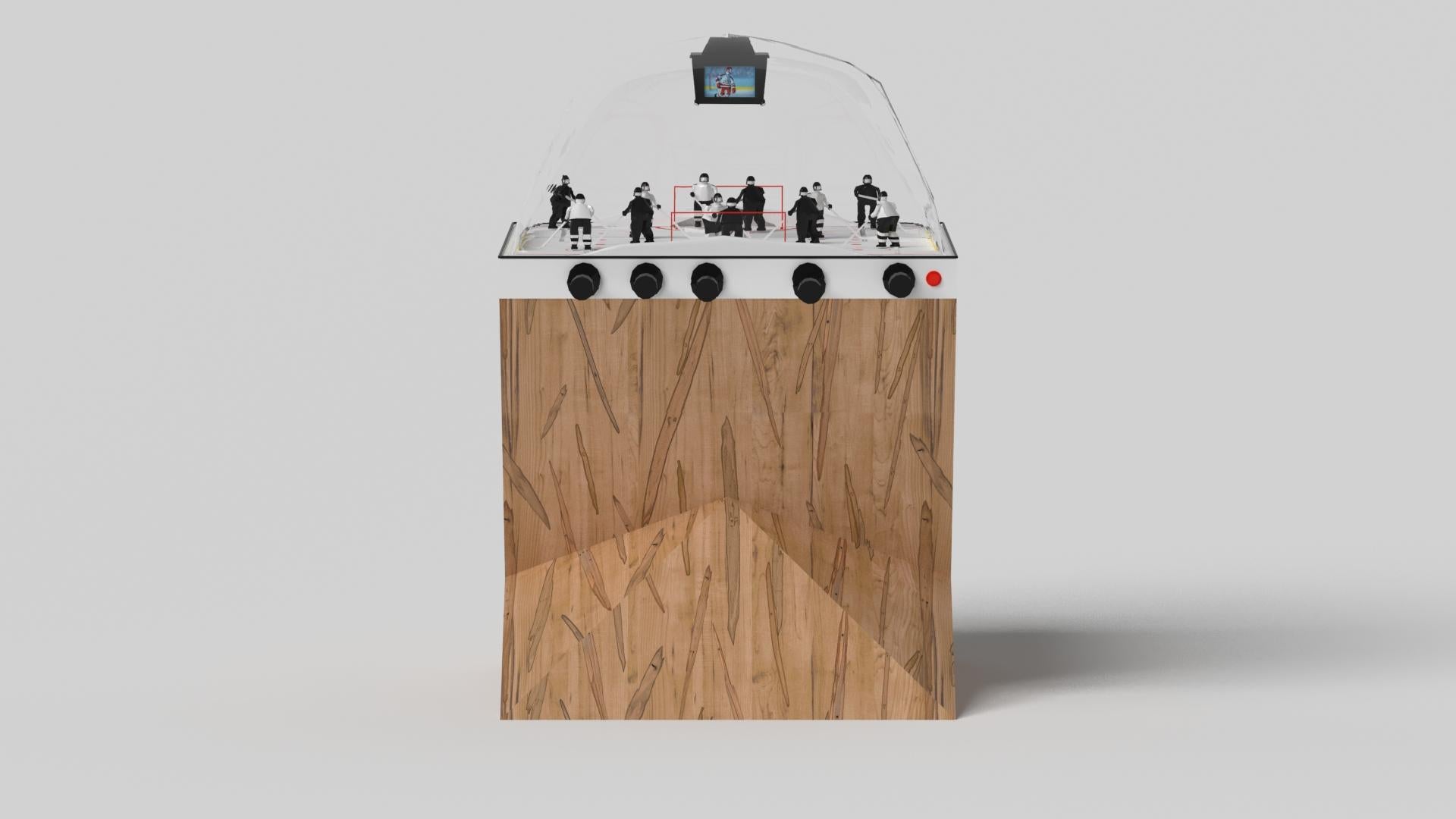 Moderno Elevate Customs ha potenziato la cupola Kors Hockey / legno massiccio di acero riccio in 3'9