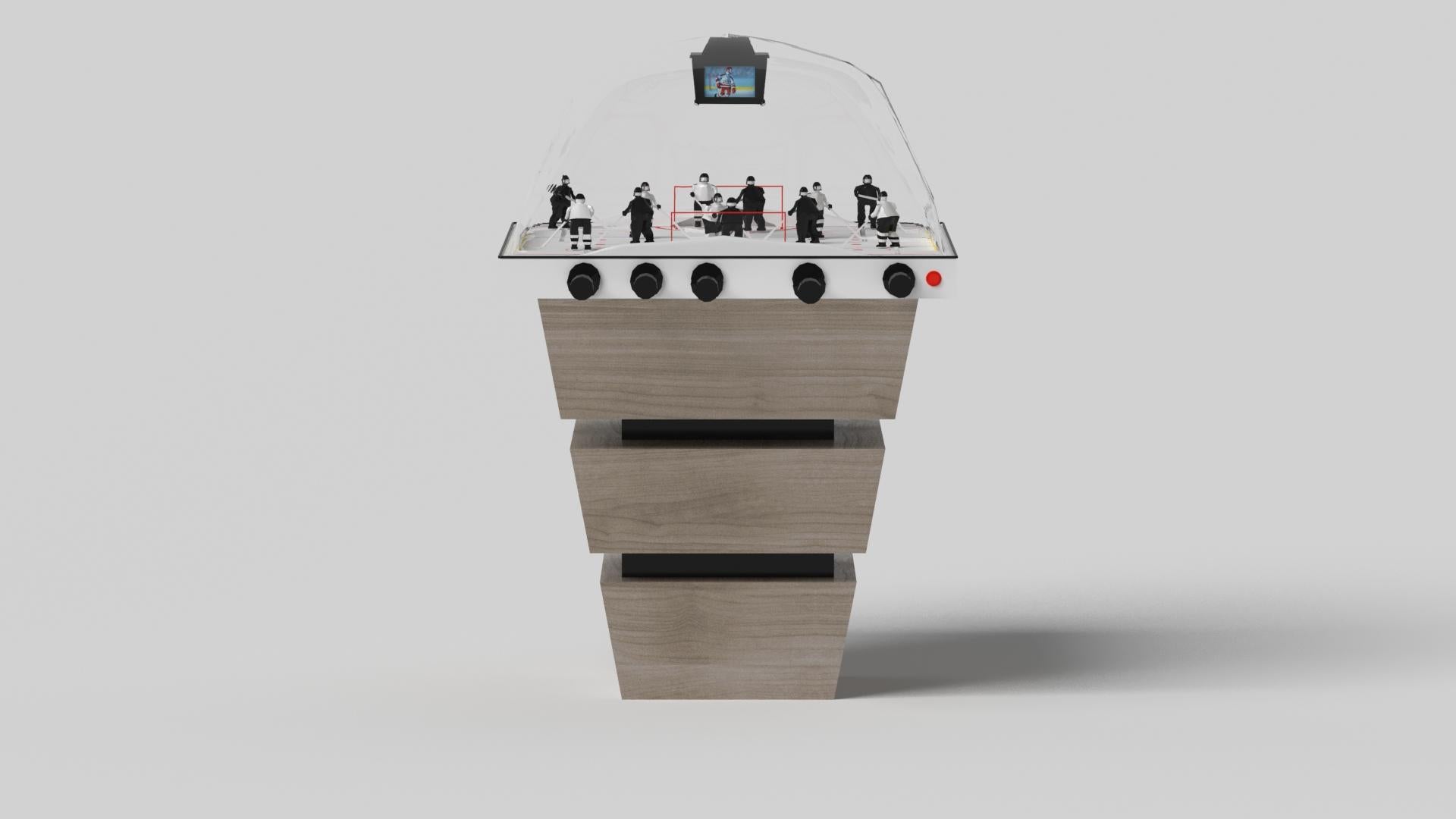 Moderno Elevate Customs ha potenziato la Louve  Hockey a cupola / Legno massiccio di Oak Oak in 3'9