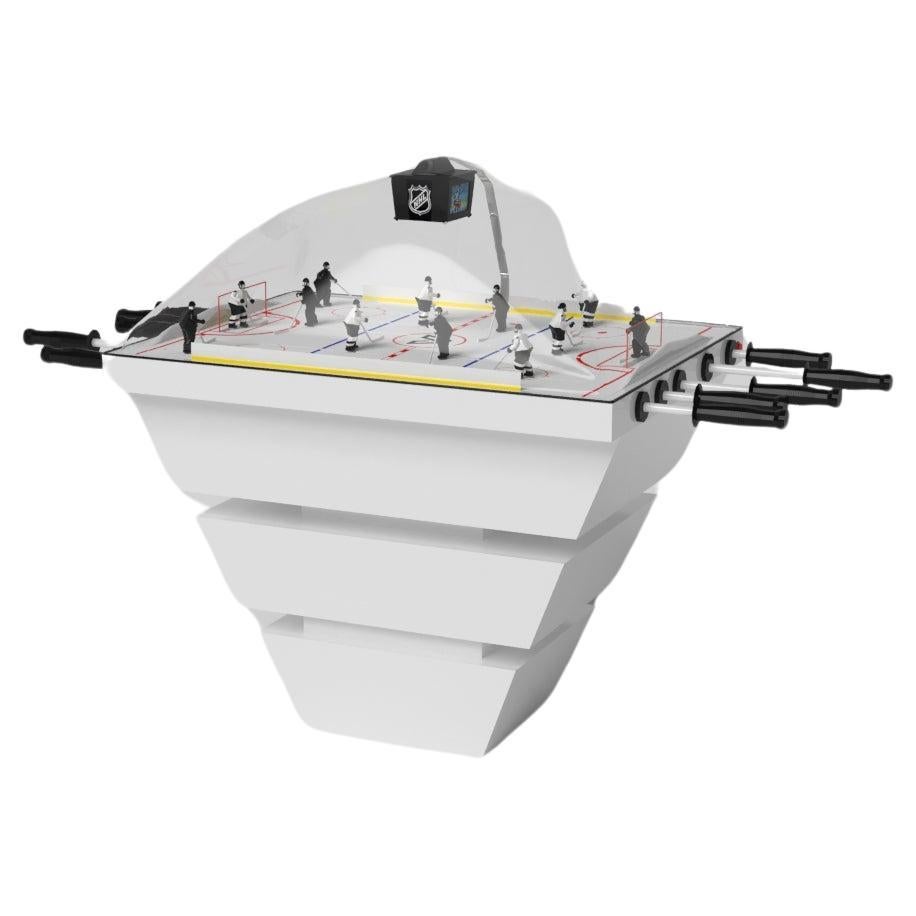 Elevate Customs Upgradierter Louve Dome Hockeytisch/Solid Pantone Weiß in 3'9"-USA