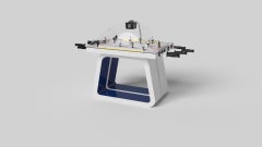 Elevate Customs Tavoli da hockey a cupola Luge aggiornati/Solido Pantone White in 3'9"-USA