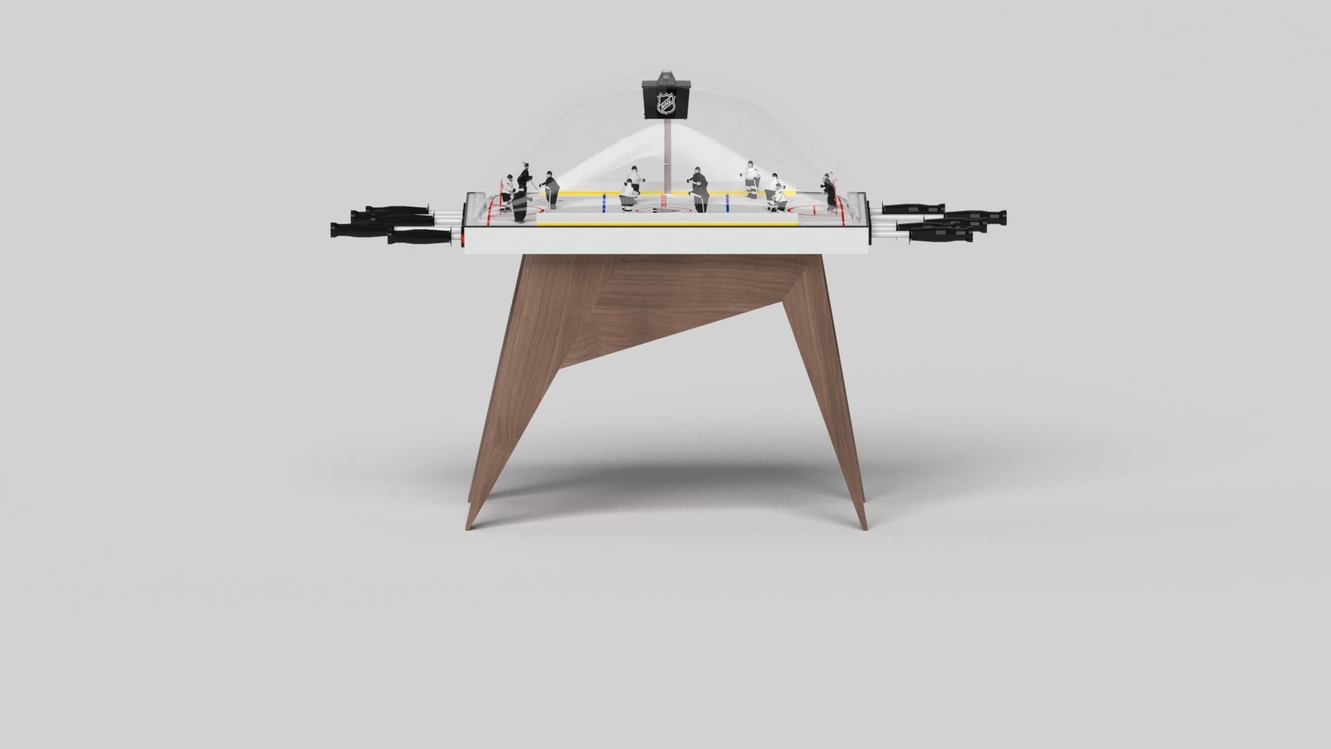 American Elevate Customs Upgraded Mantis Dome Hockey Table/Solid Walnut Wood in 3'9