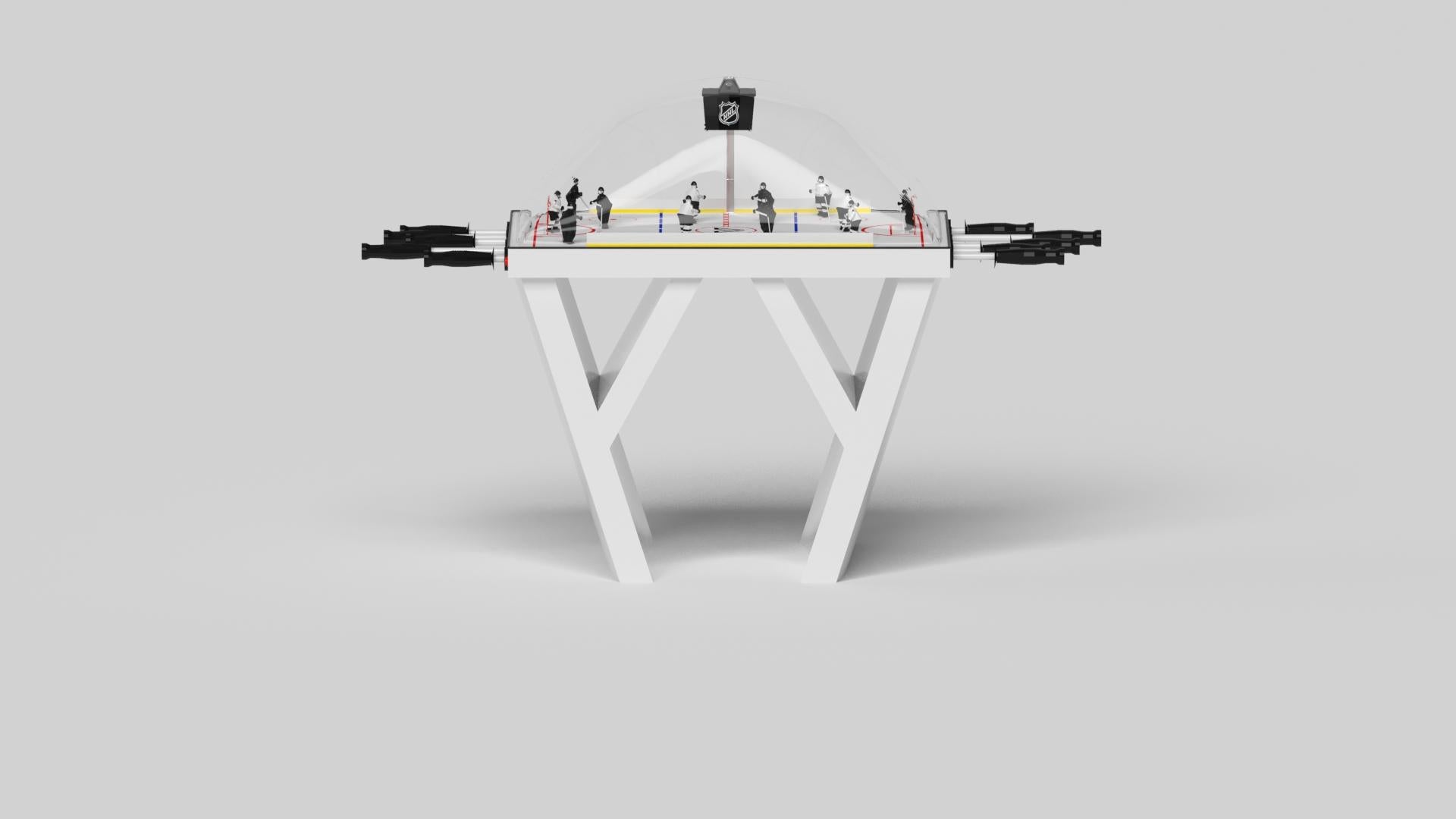 Elevate Customs Upgraded Maze Dome Hockey/Solid Pantone Weiß Farbe in 3'9