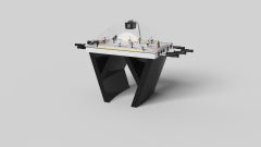 Elevate Customs Upgraded Maze Dome Hockey Table/Solid White Oak Wood in 3'9"-USA