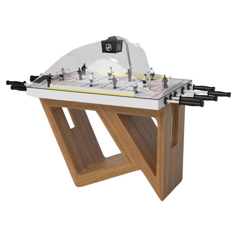 Elevate Customs Upgraded Rumba Dome Hockey Tables / Solid Teak Wood in 3'9" -USA For Sale