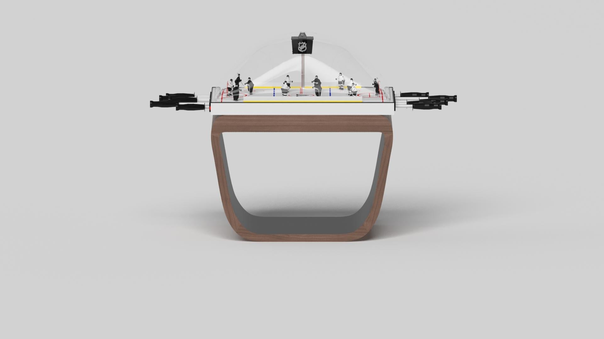 American Elevate Customs Upgraded Sid Dome Hockey Tables / Solid Walnut Wood in 3'9