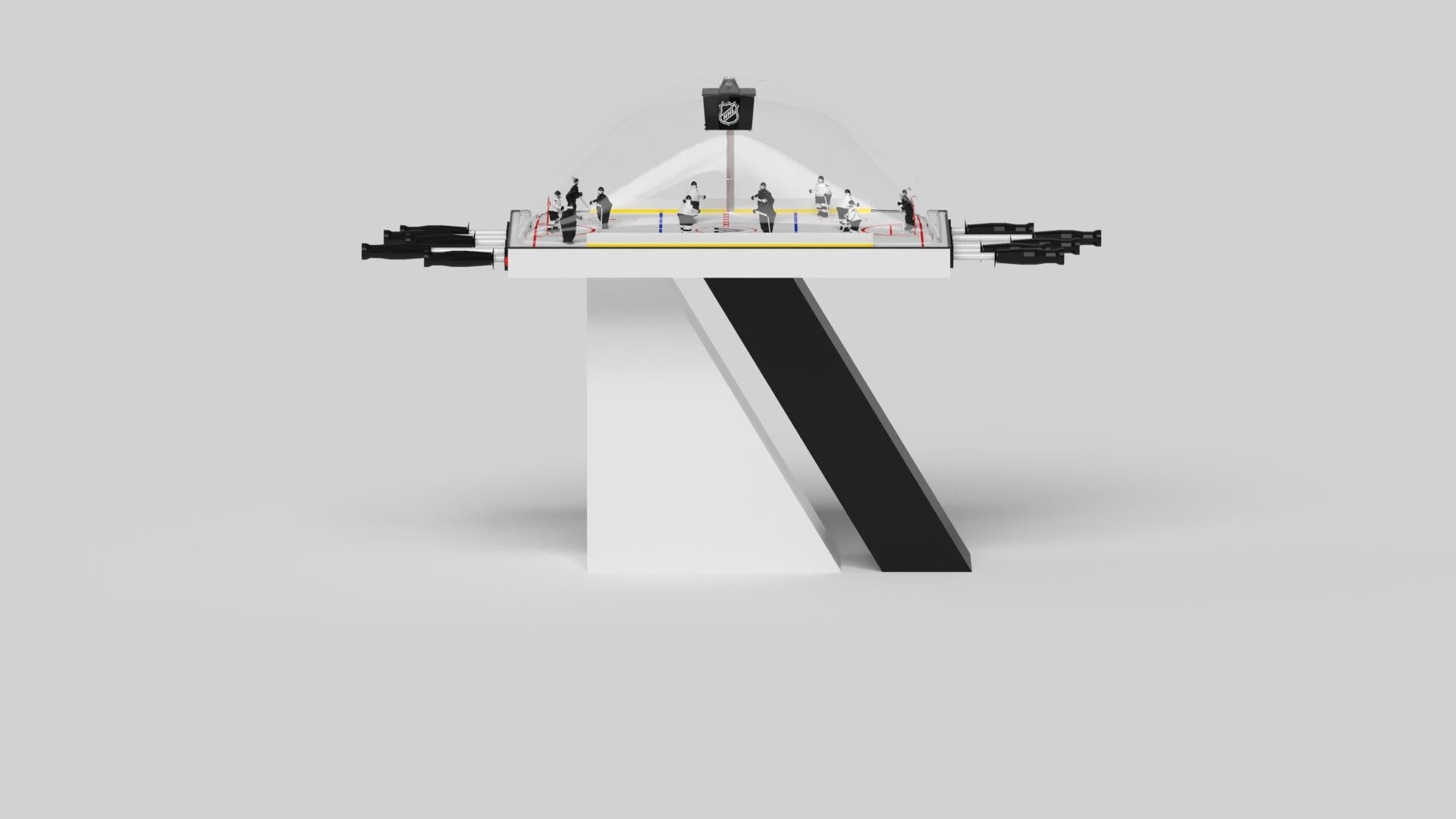 Americano Elevate Customs ha migliorato la cupola del trampolo per l'hockey/il colore solido Pantone White in 3'9