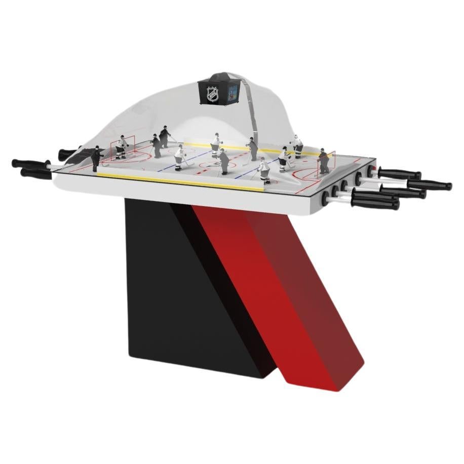 Elevate Customs Upgraded Stilt Dome Hockey Table/Solid Pantone Black in 3'9"-USA