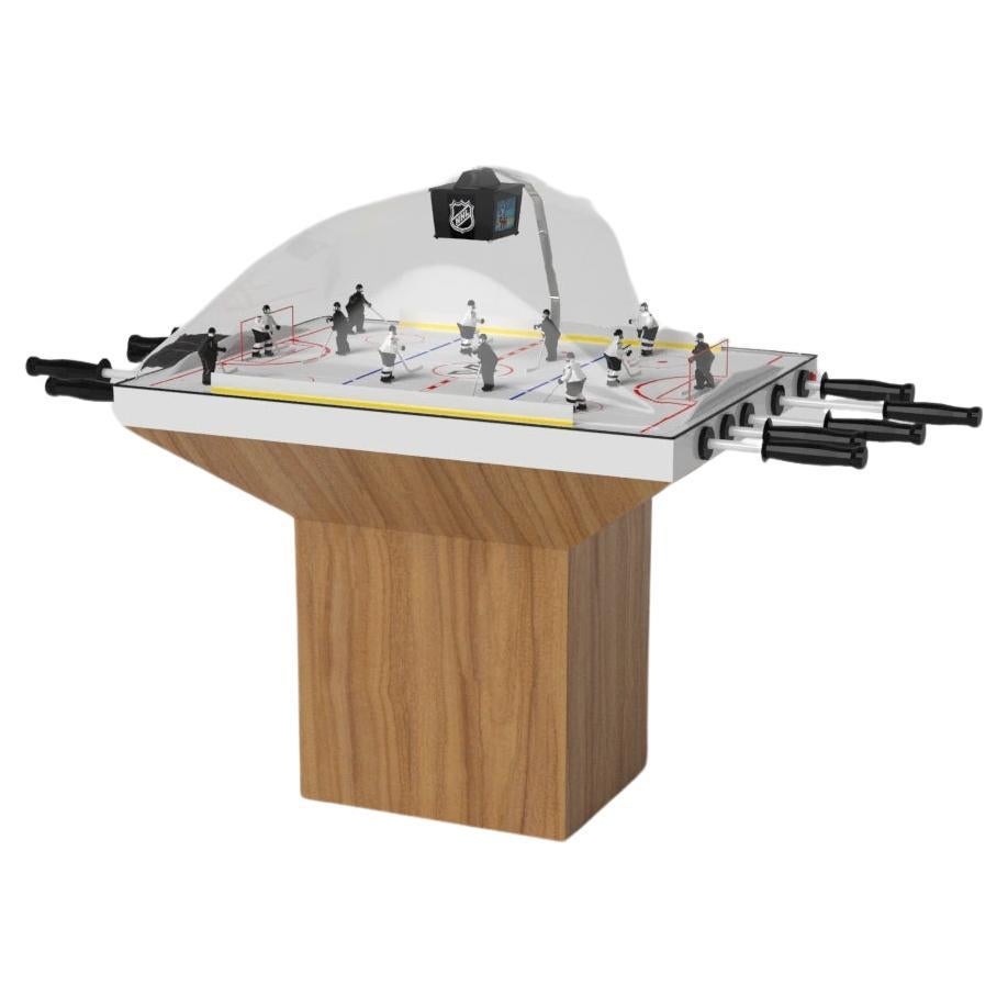 Elevate Customs Upgraded Trestle Dome Hockey Tables/Solid Teak Wood in 3'9" -USA For Sale