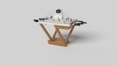 Elevate Customs Upgraded Trinity Dome Hockey Tables/Solid Teak Wood in 3'9" -USA