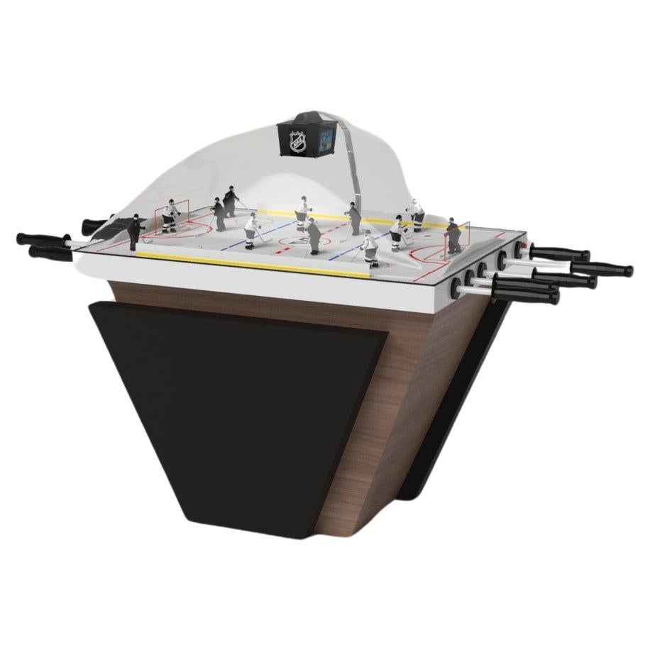 Elevate Customs Upgraded Vogue Dome Hockey Tables /Solid Walnut Wood in 3'9"-USA For Sale