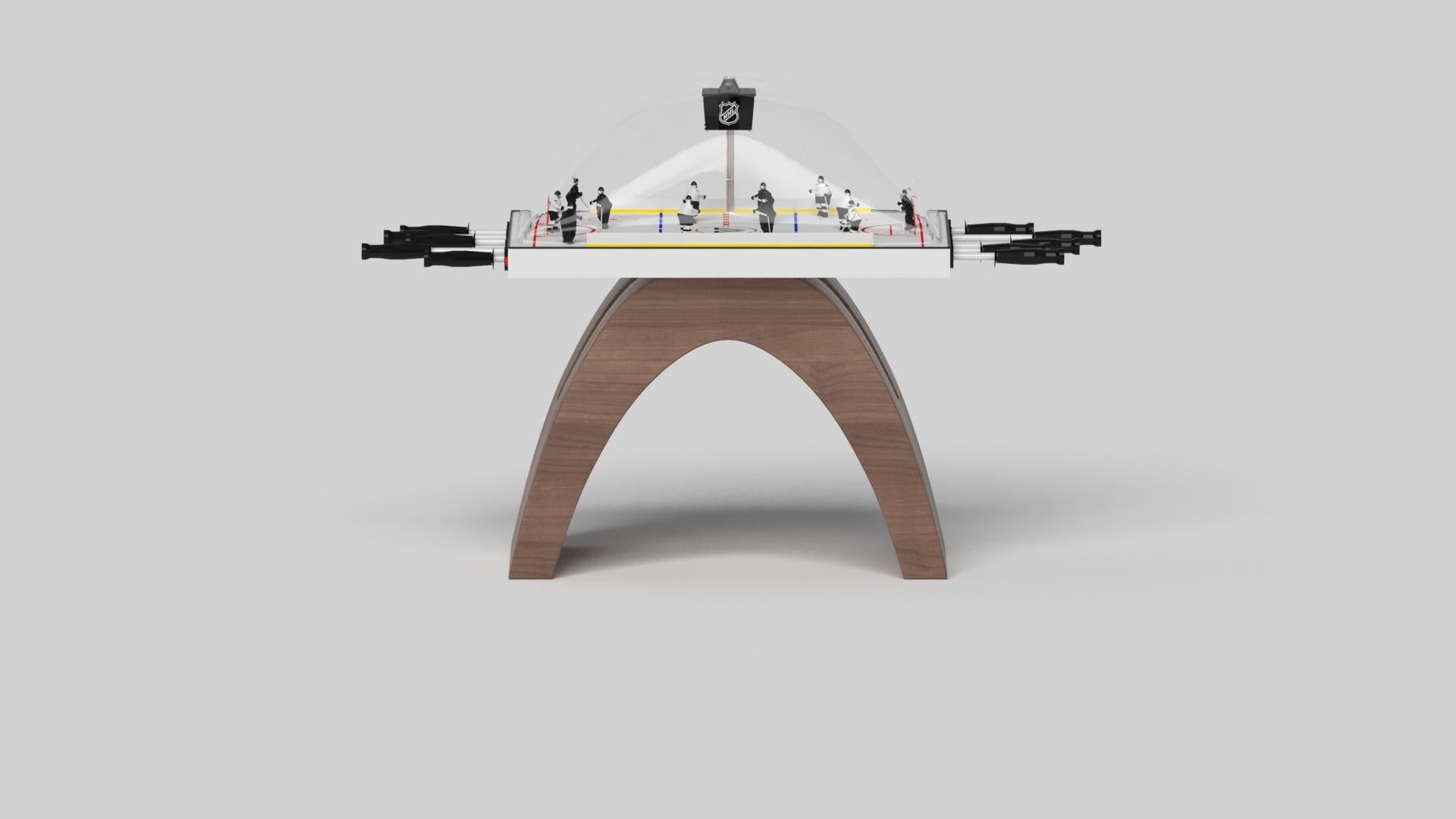 Américain Elevate Customs Upgraded Zenith Dome Hockey Table/Solid Walnut Wood in 3'9