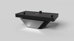 Mesas de Air Hockey Elevate Customs Vogue / Negro Pantone macizo en 7' -Fabricadas en EE.UU.