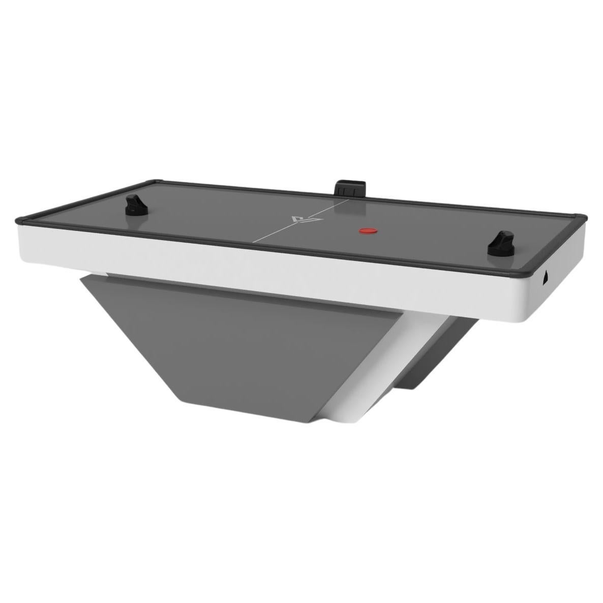 Elevate Customs Vogue Air Hockey Tables / Solid Pantone White in 7' -Made in USA For Sale