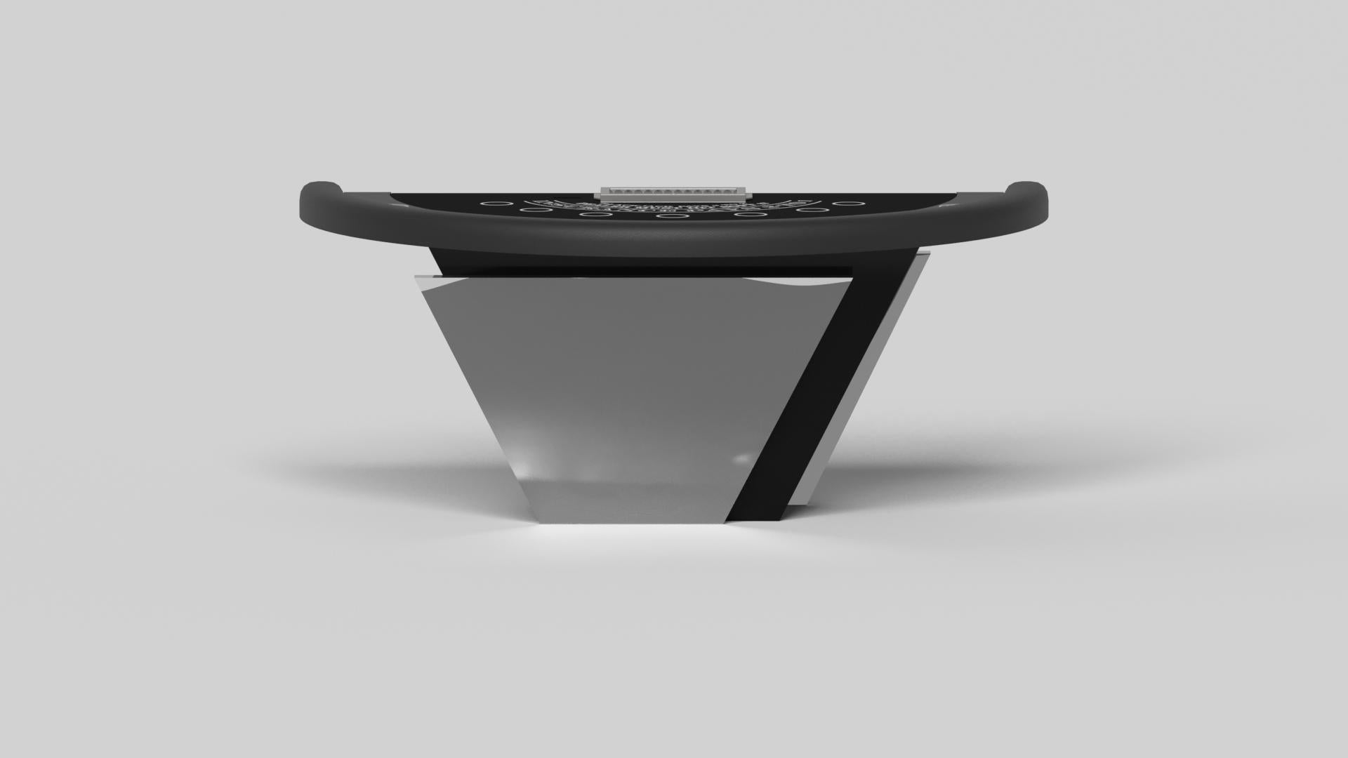 American Elevate Customs Vogue Black Jack Tables /Solid Pantone Black Color in 7'4