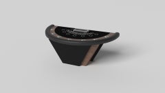 Elevate Customs Vogue Black Jack Tables /Solid Walnut Wood in 7'4" - Made in USA