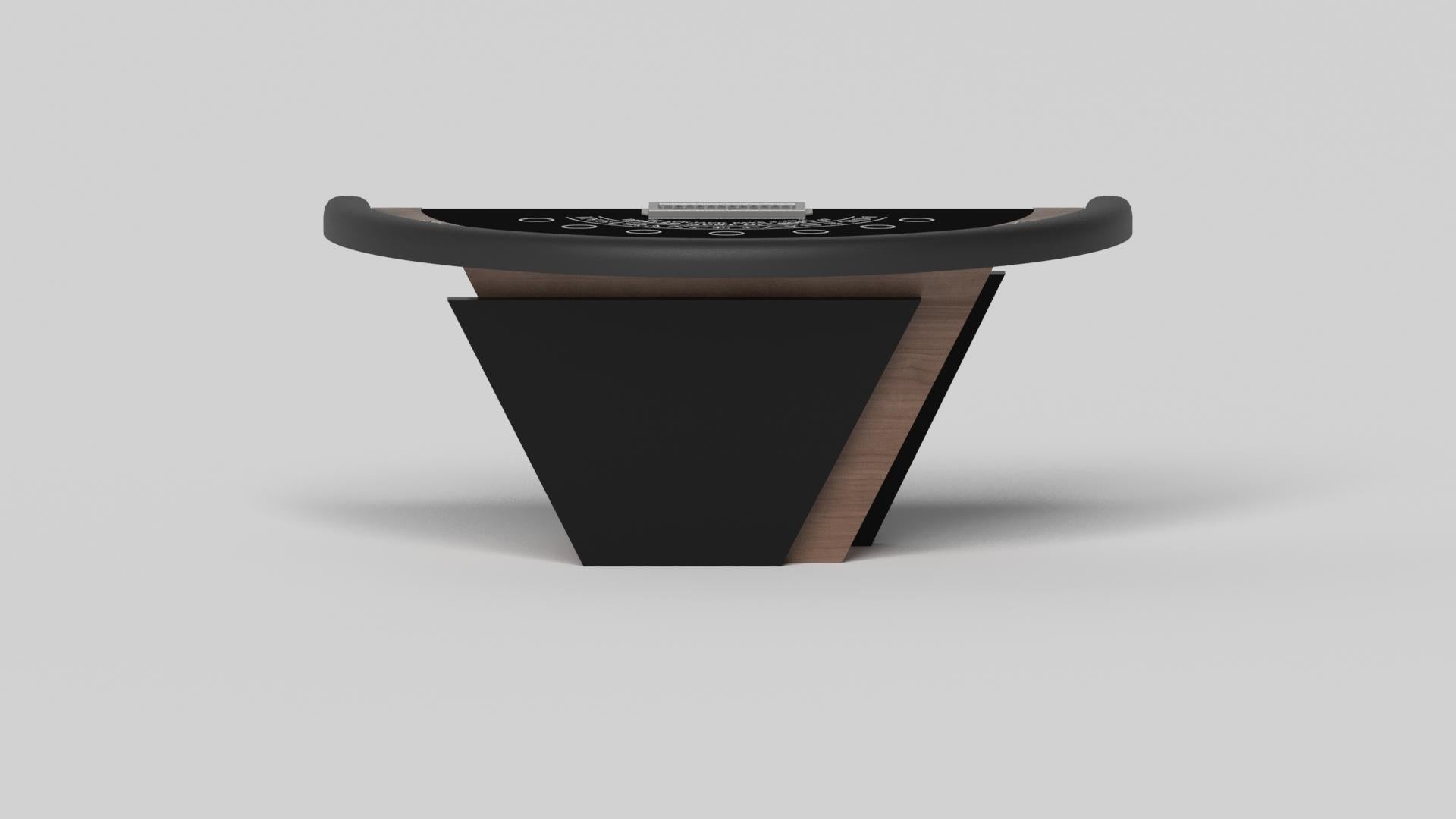 American Elevate Customs Vogue Black Jack Tables /Solid Walnut Wood in 7'4