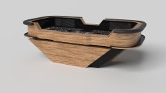 Mesas de dados Elevate Customs Vogue / Madera maciza de arce rizado en 9'9" -Fabricadas en EE.UU.