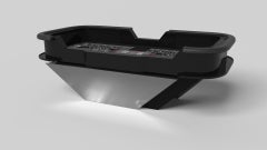 Elevate Customs Mesas de dados Vogue / Color negro Pantone sólido en 9'9" - EE.UU.