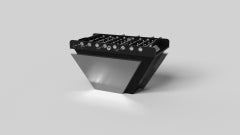 Elevate Customs Vogue Foosball Table/Solid Pantone Black Color in 5'-Made in USA