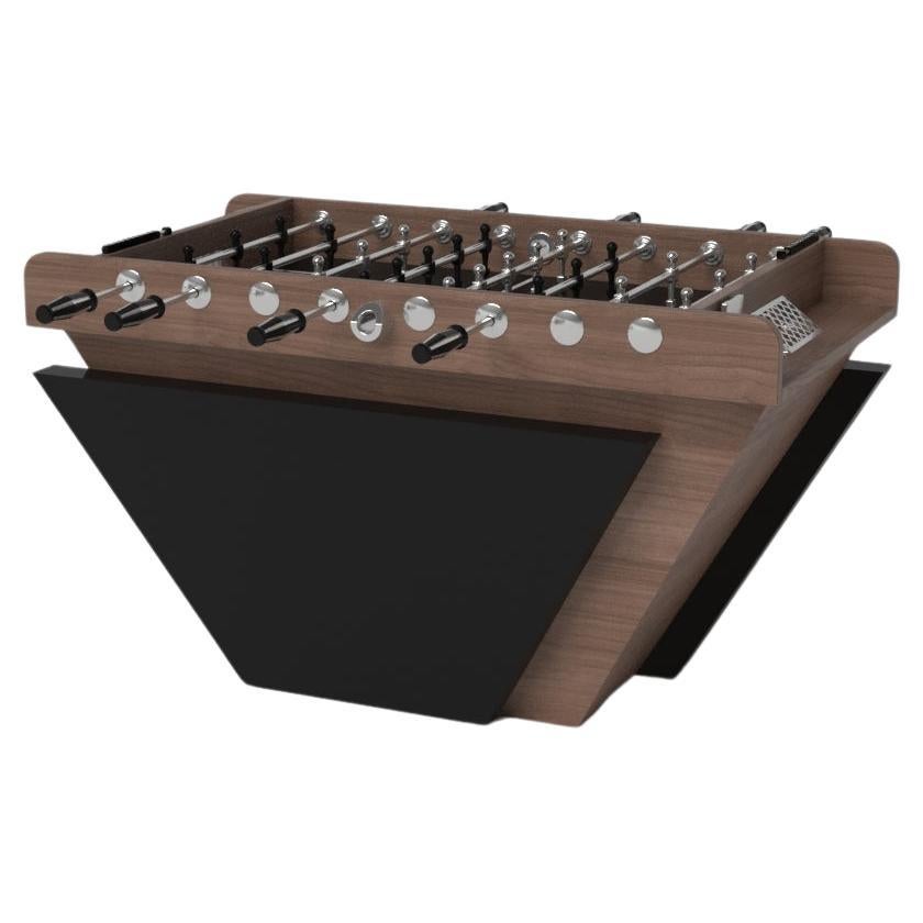 Elevate Customs Vogue Foosball Tables / Solid Walnut Wood in 5' - Made in USA For Sale