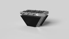 Elevate Customs Vogue Foosball Tables /Stainless Steel Metal in 5' - Made in USA
