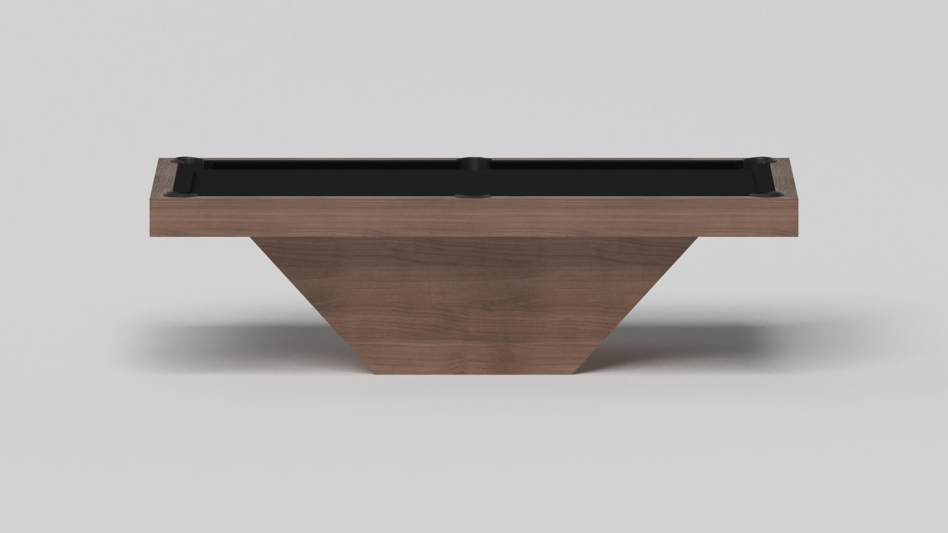 Américain Elevate Customs Vogue Pool Table / Solid Walnut Wood in 9' - Made in USA en vente