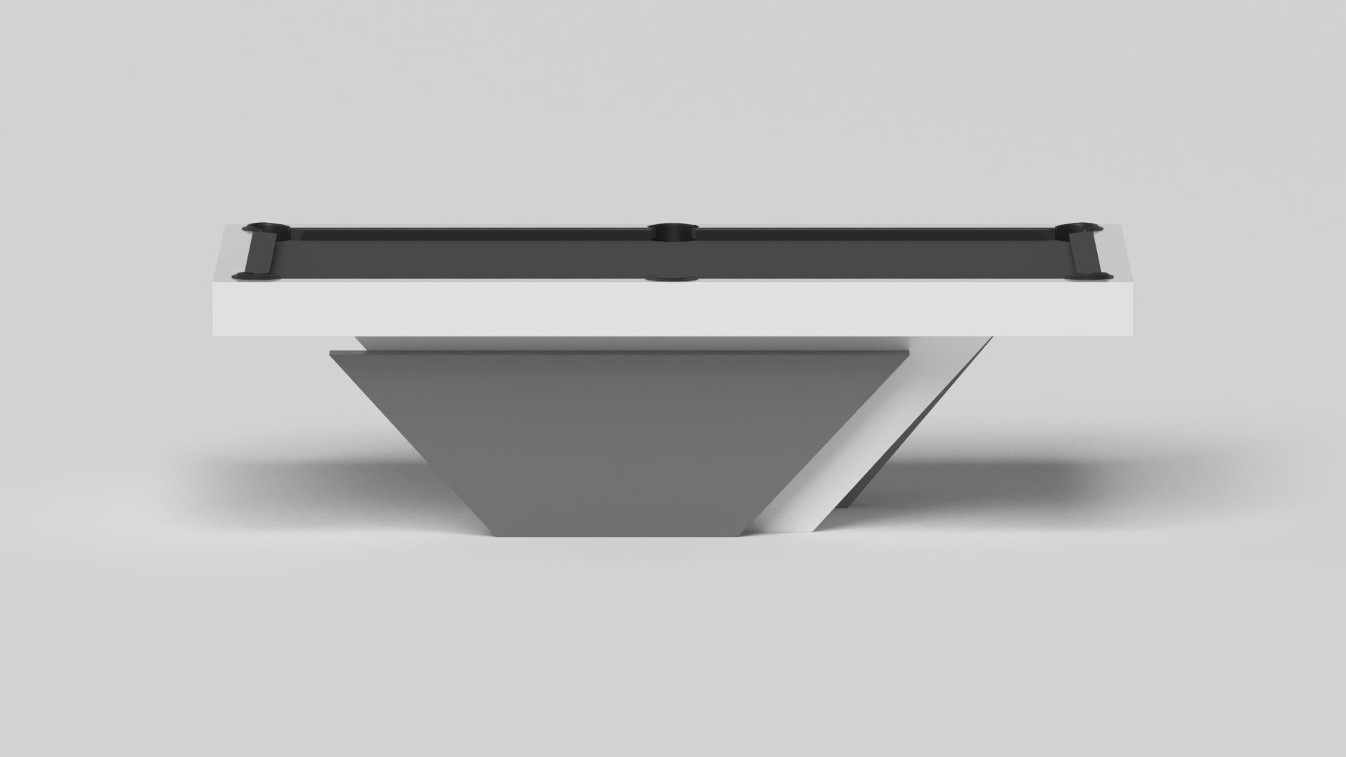 Modern Elevate Customs Vogue Pool Table / Solid White Maple Wood in 8.5' - Made in USA For Sale
