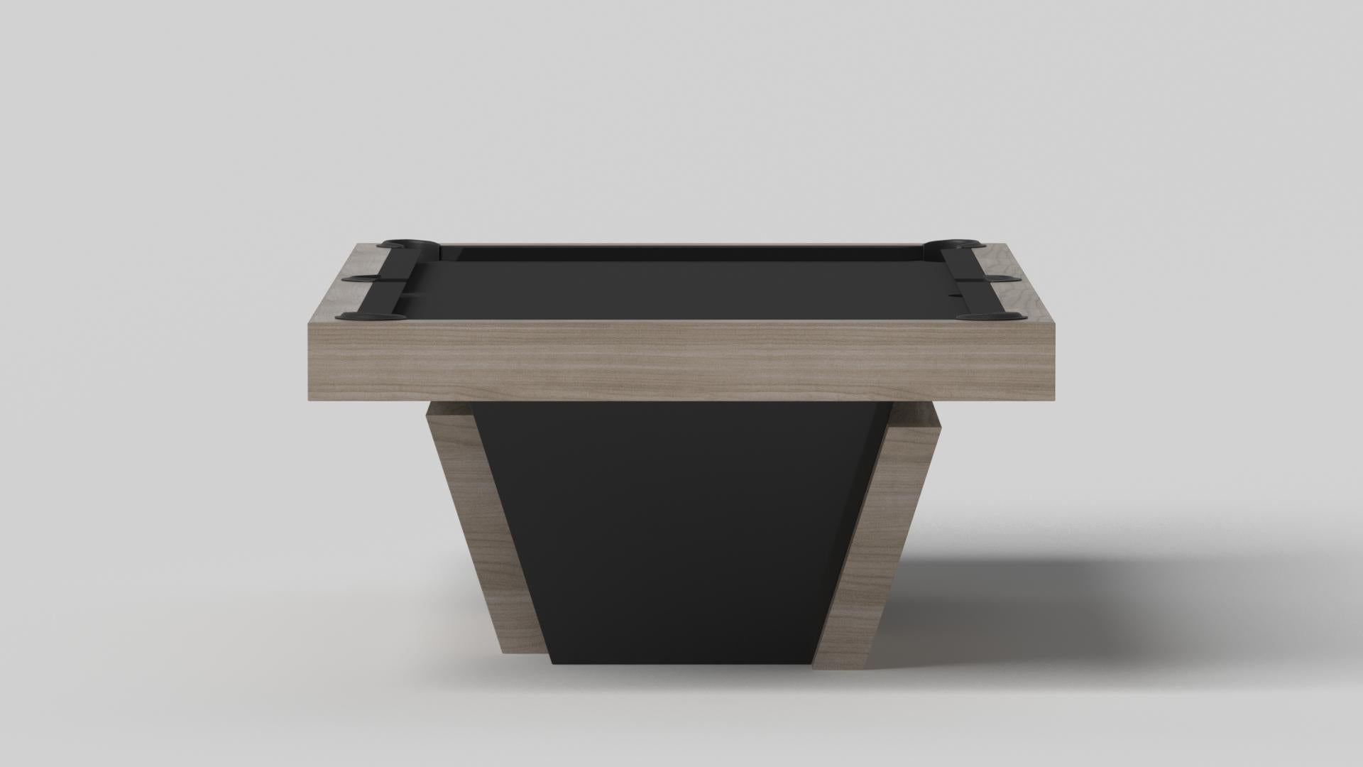 Modern Elevate Customs Vogue Pool Table / Solid White Oak Wood in 8.5' - Made in USA For Sale