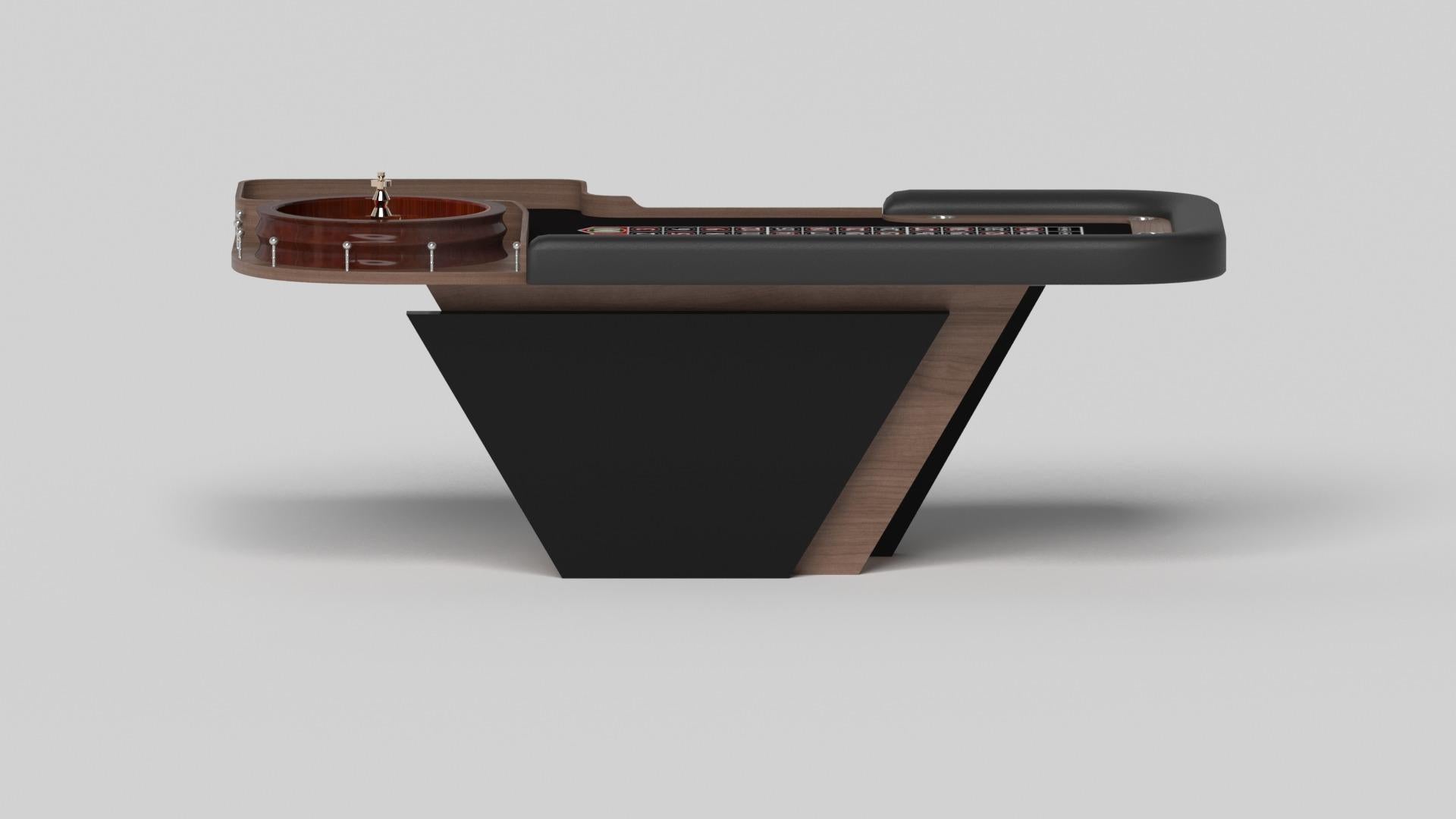Américain Elevate Customs Vogue Roulette Tables / Solid Walnut Wood in 8'2