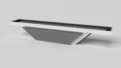 Elevate Customs Vogue Shuffleboard Tables /Solid Pantone White Color in 16' -USA