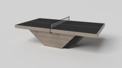 Elevate Customs Vogue Tennis Table / Solid White Oak Wood in 9' - Made in USA