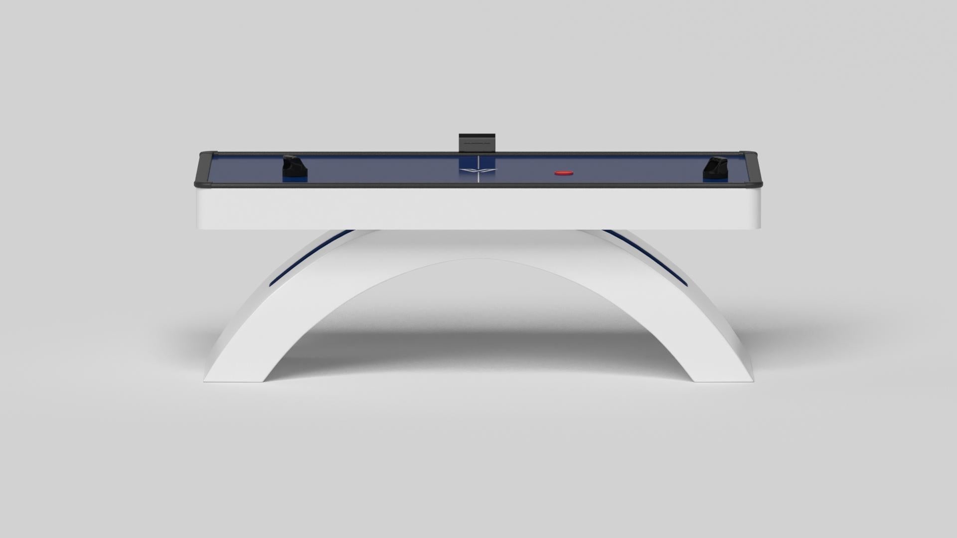 Américain CUSTOM MADE - Tables de Air Hockey Zenith /Solid Pantone White in 7' -Made in USA en vente