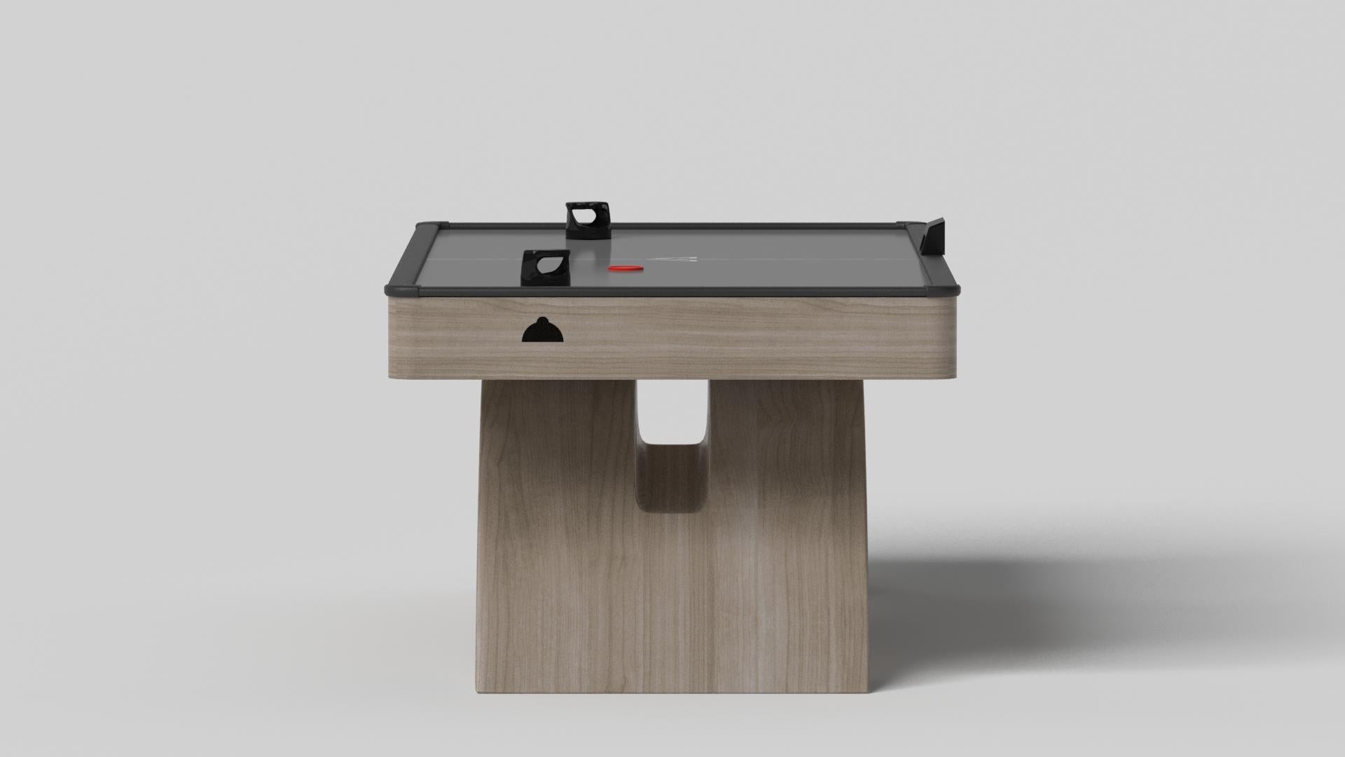 Moderne Elevate Customs Zenith Air Hockey Tables /Solid White Oak Wood in 7'-Made in USA en vente