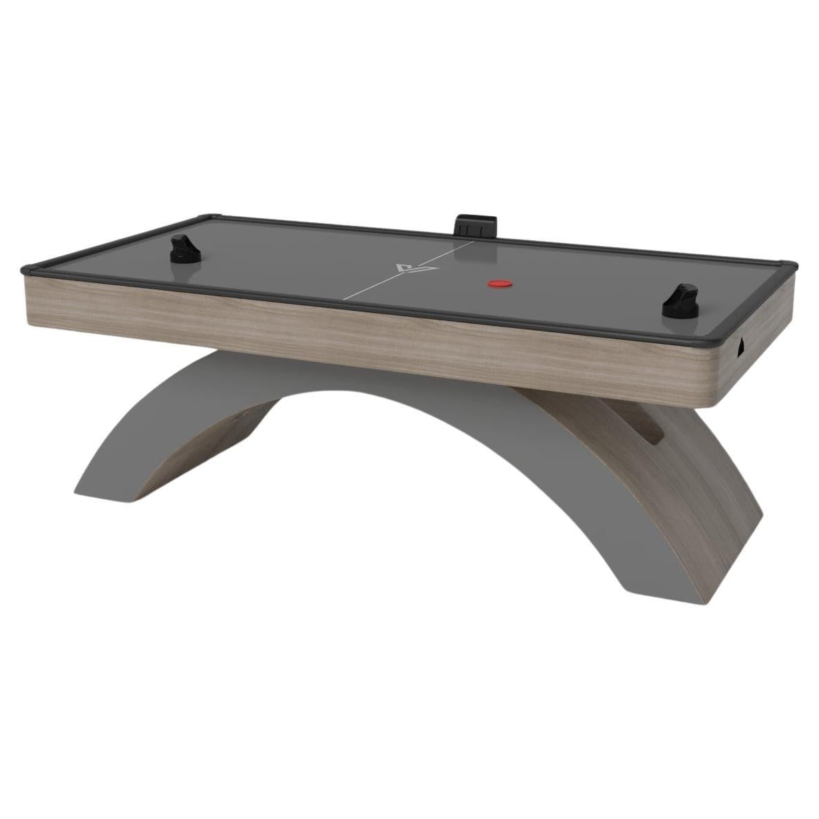 Elevate Customs Zenith Air Hockey Tables /Solid White Oak Wood in 7'-Made in USA