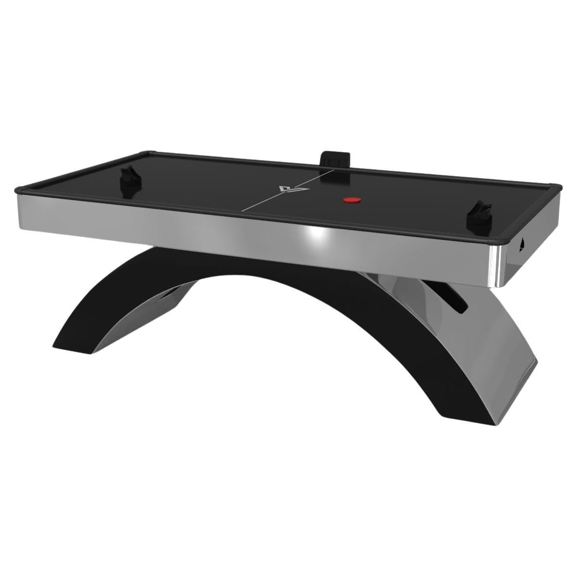 Elevate Customs Zenith Air Hockey Tables/Metallo Acciaio Inox in 7'-Made in USA
