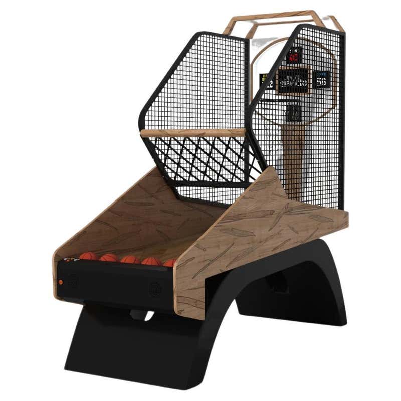 Basketball Net Table Elevate Customs Rumba Basketball Tables / Solid Curly Maple Wood in 8'3 ...