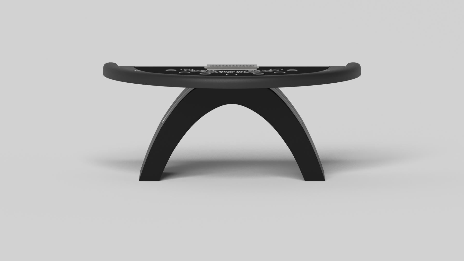 American Elevate Customs Zenith Black Jack Tables /Solid Pantone Black Color in 7'4