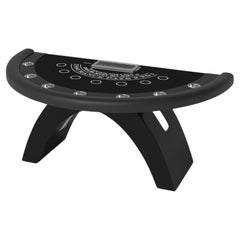 Elevate Customs Zenith Black Jack Tables /Solid Pantone Black Color in 7'4" -USA