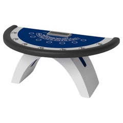 Elevate Customs Zenith tables Black Jack /Solid Pantone White Color in 7'4" -USA