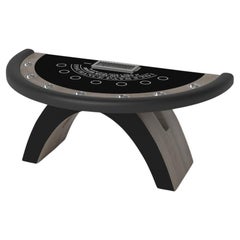Tavoli Zenith Black Jack di Elevate Customs / Legno massiccio di Oak Wood White in 7'4" - USA