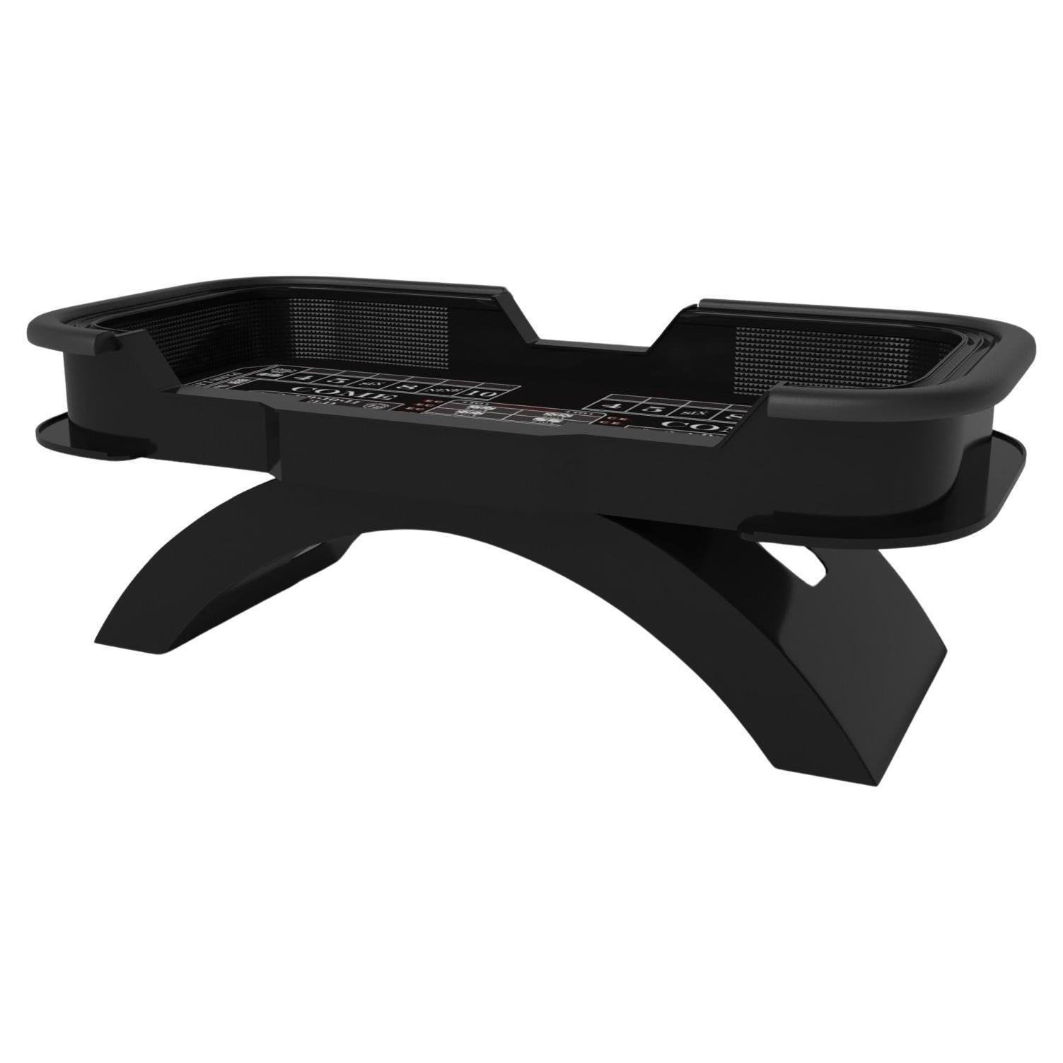 Elevate Customs Zenith Craps Tables / Solid Pantone Black Color in 9'9" - USA