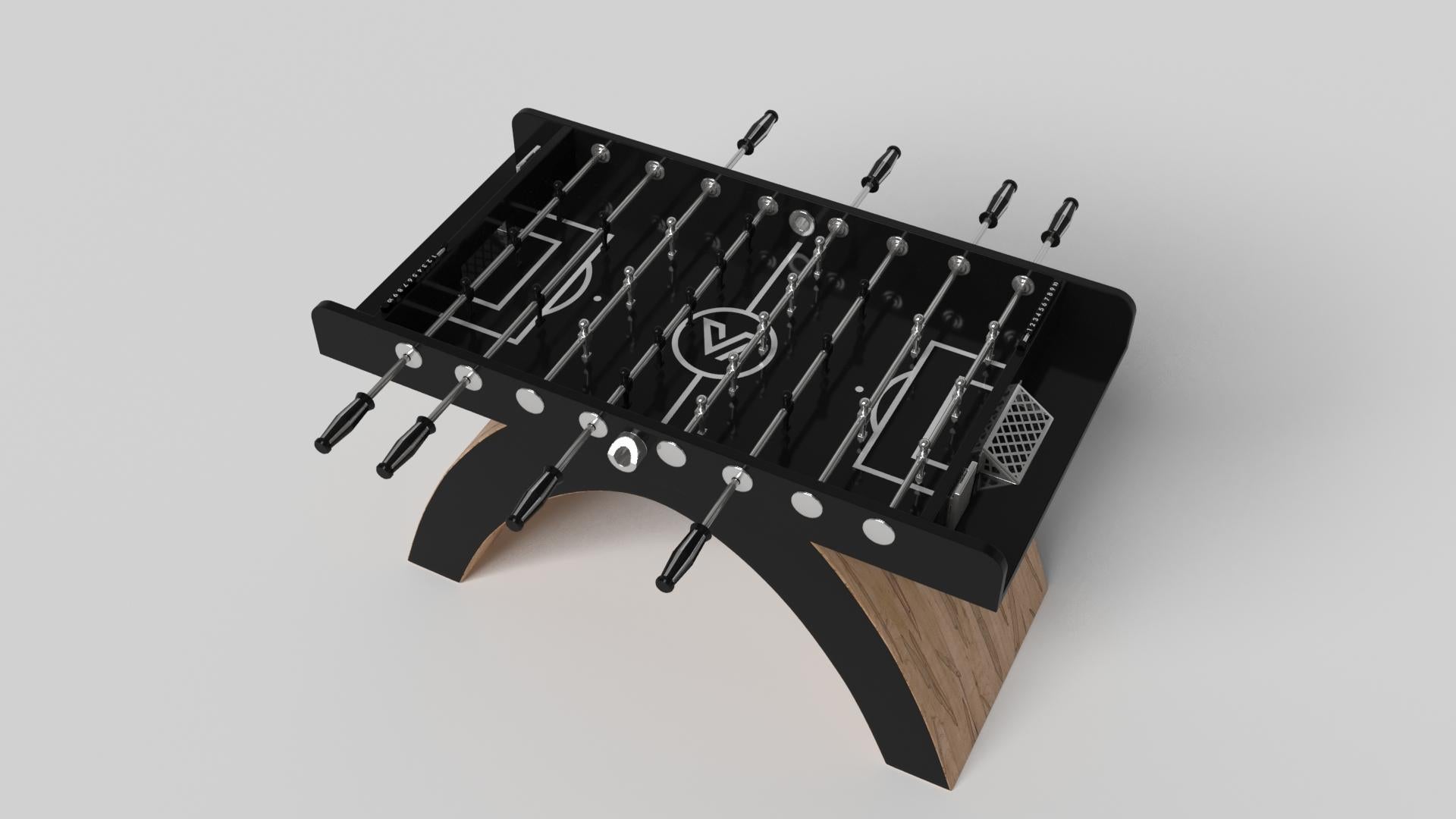 American Elevate Customs Zenith Foosball Tables/Solid Curly Maple Wood in 5' -Made in USA For Sale