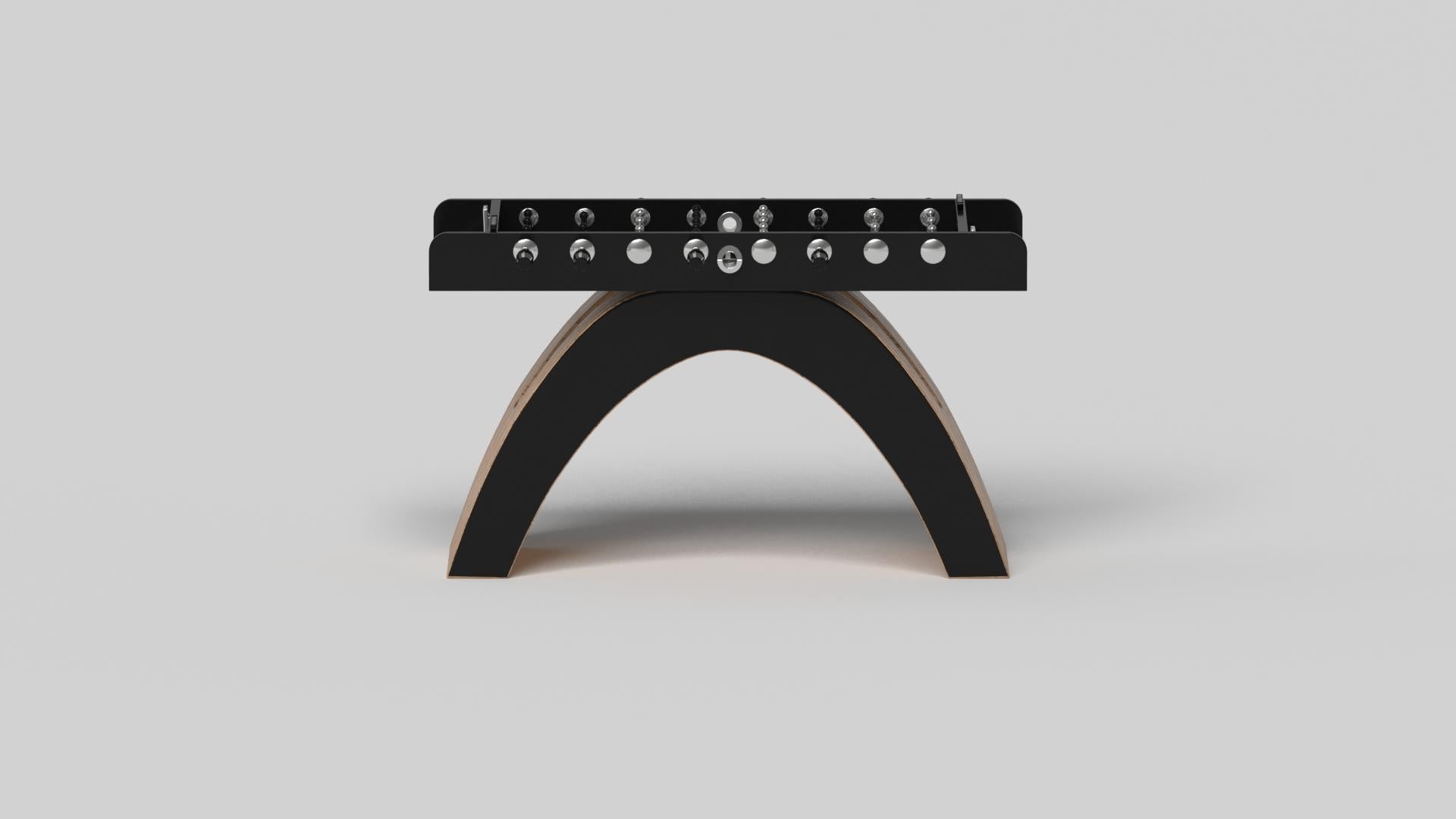 Hand-Crafted Elevate Customs Zenith Foosball Tables/Solid Curly Maple Wood in 5' -Made in USA For Sale