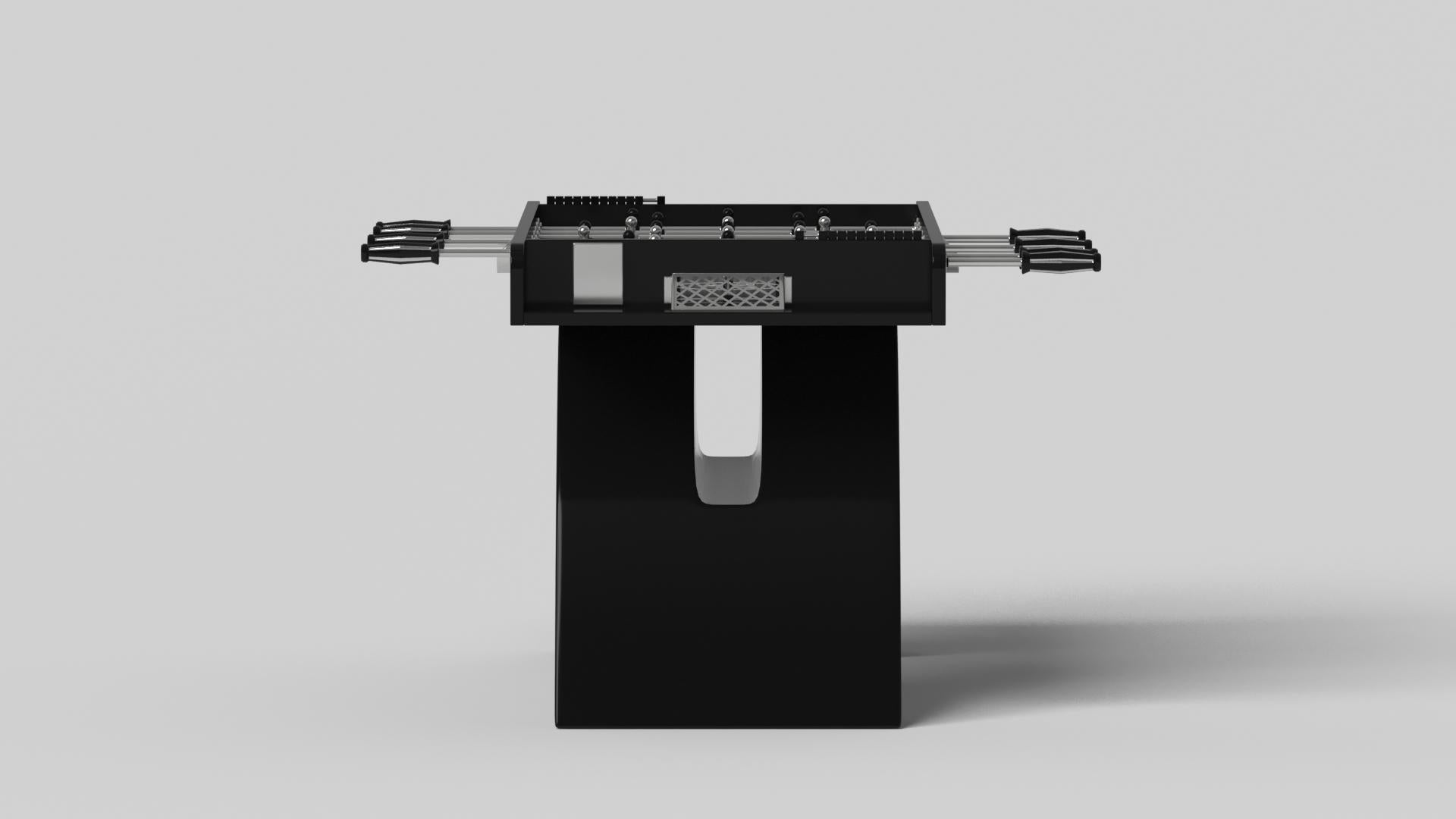 Moderne Elevate Customs Zenith Foosball Tables / Solid Pantone Black in 5' - Made in USA en vente