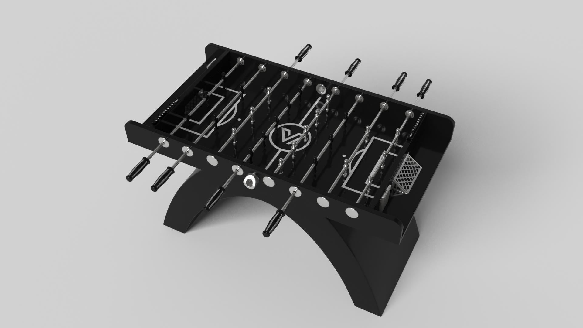 Américain Elevate Customs Zenith Foosball Tables / Solid Pantone Black in 5' - Made in USA en vente