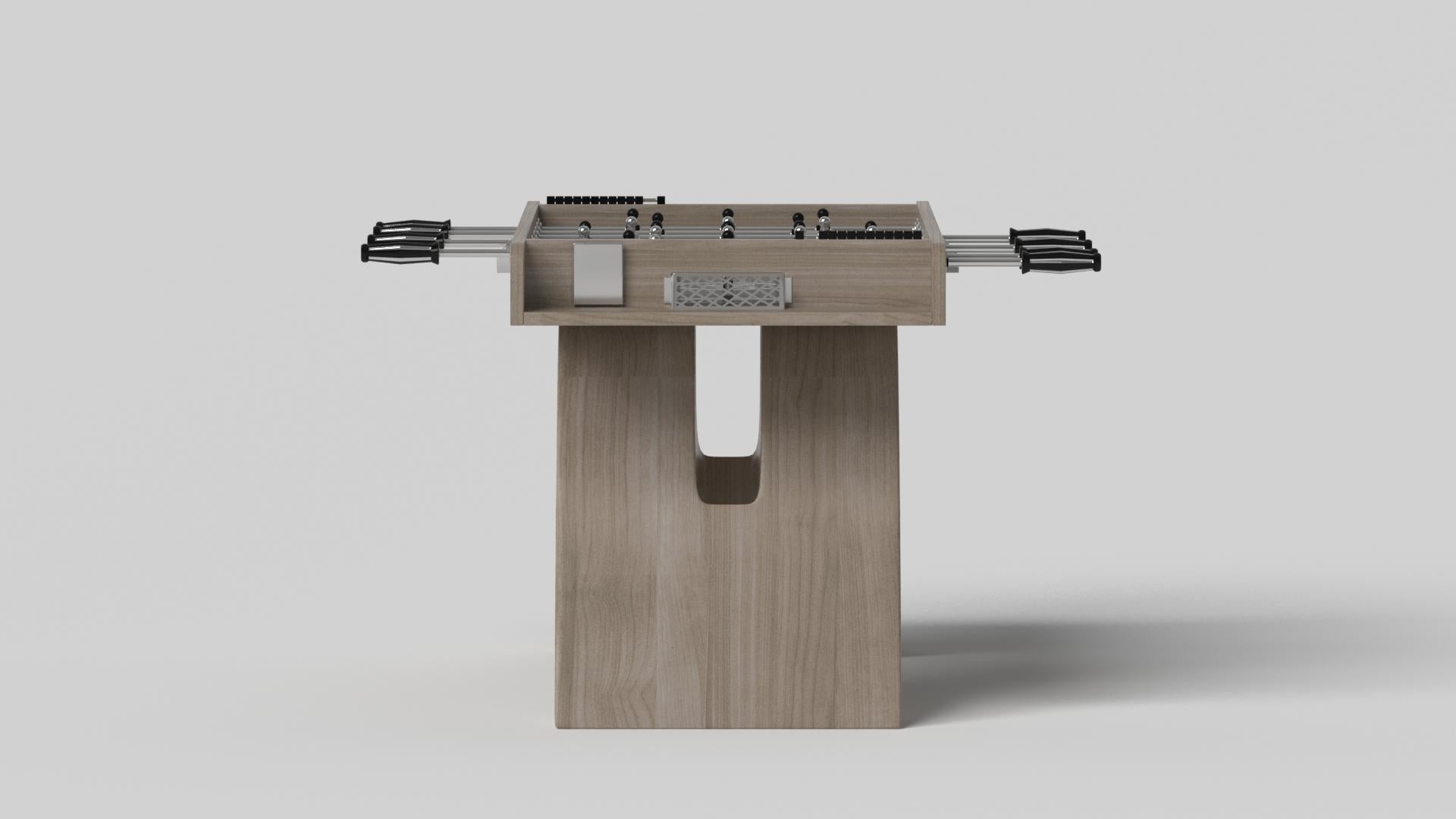 Modern Elevate Customs Zenith Foosball Tables / Solid White Oak Wood in 5' -Made in USA For Sale